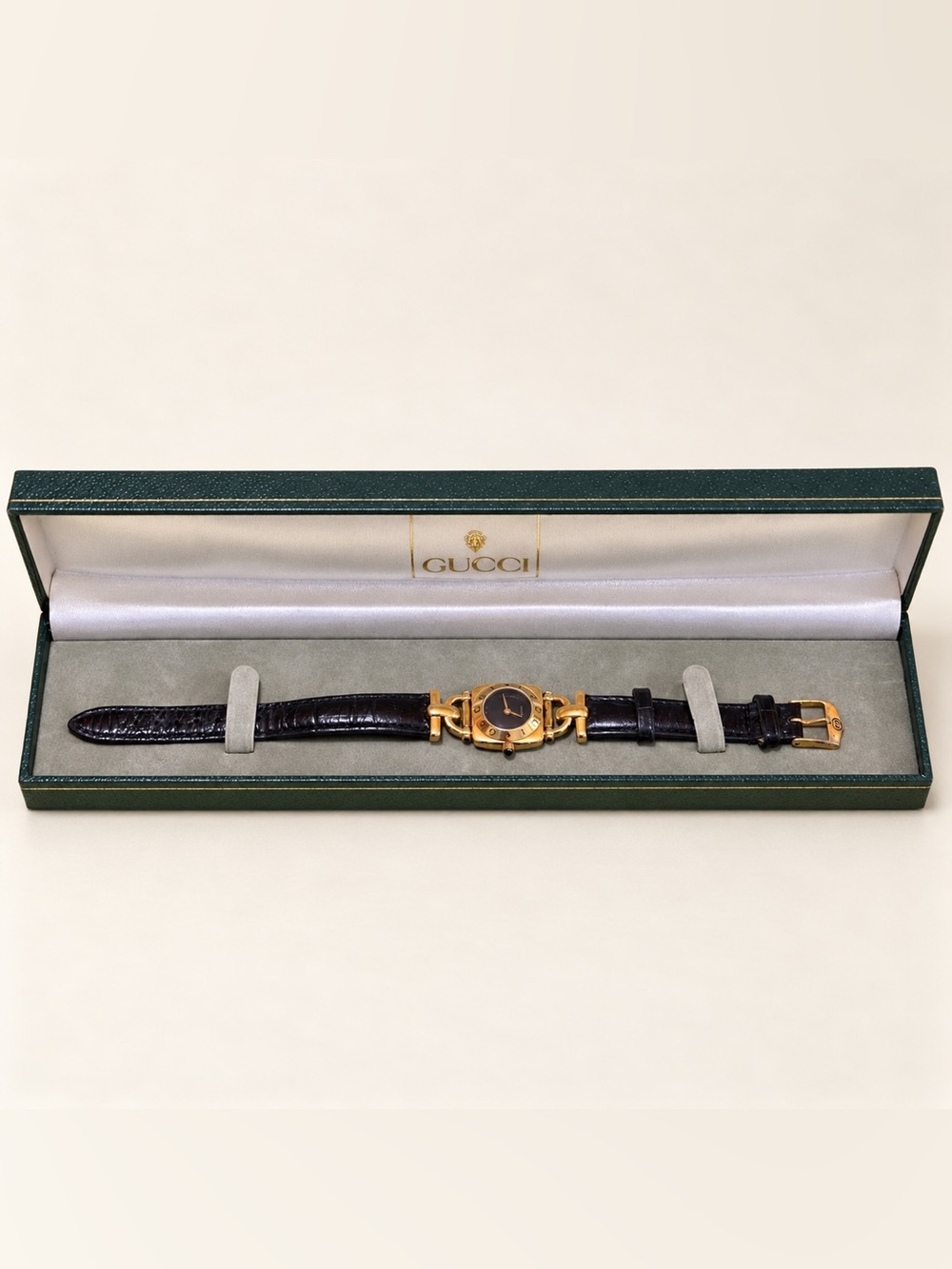 Gucci Gold and Black Women's Watch